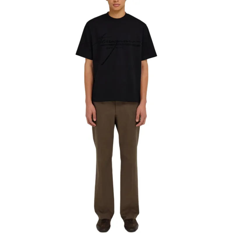 Ferragamo Logo print T shirt-3