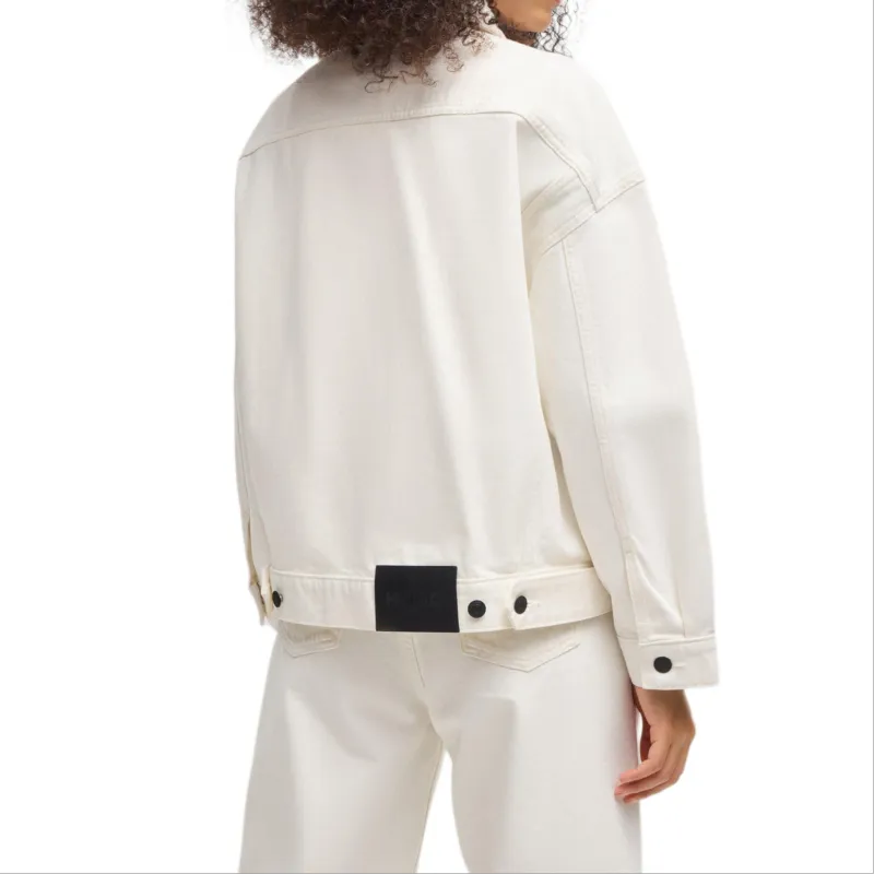 HUGO BOSS Denim Jacket Women's White-3