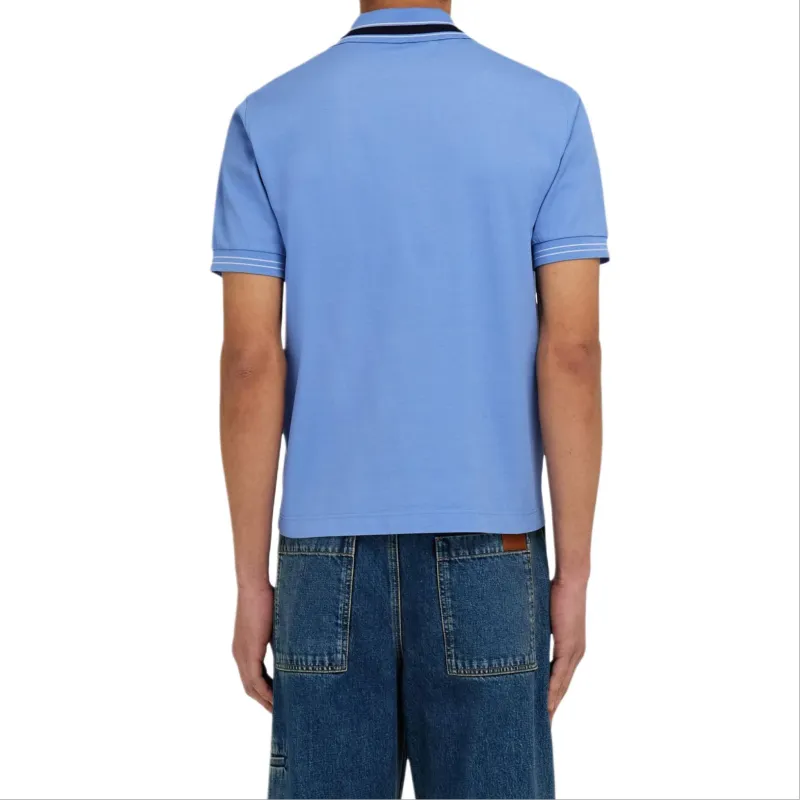 FERRAGAMO Polo Shirt Men's Blue-2