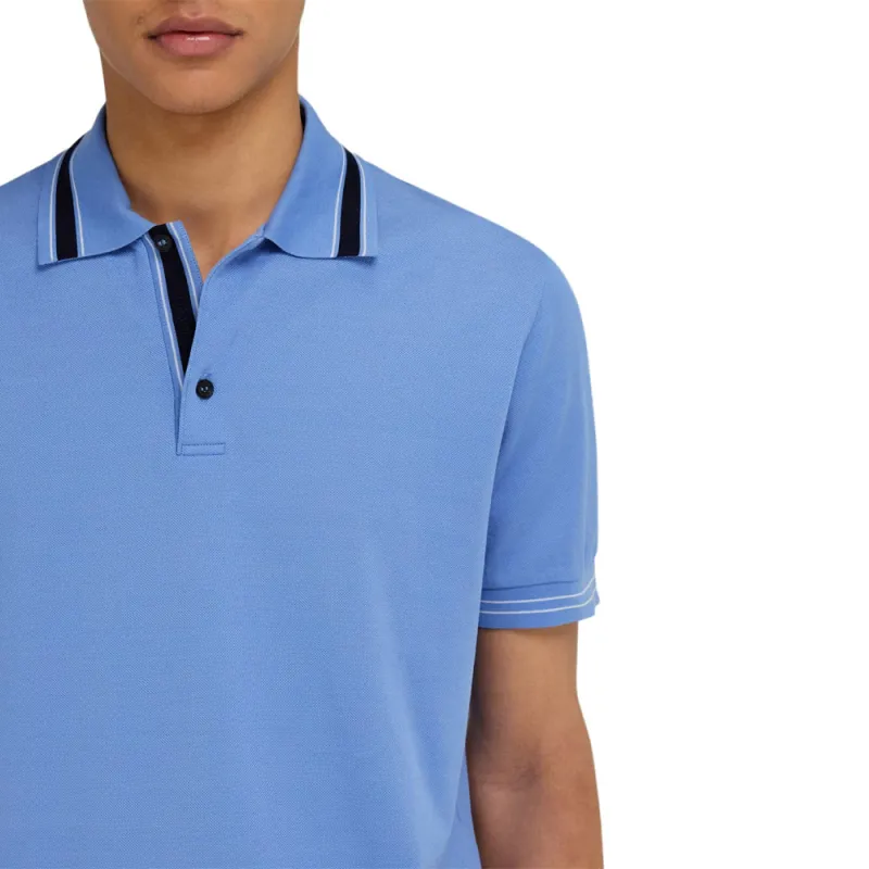 FERRAGAMO Polo Shirt Men's Blue-4