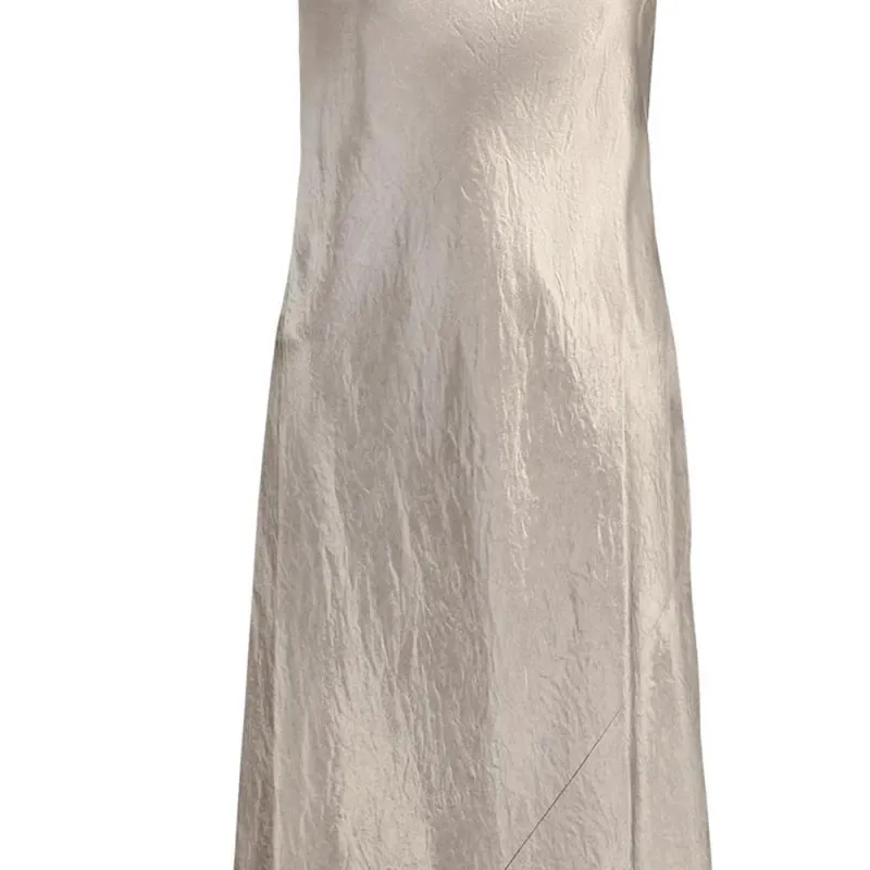 MaxMara Talete Satin Sleeveless Dress-3