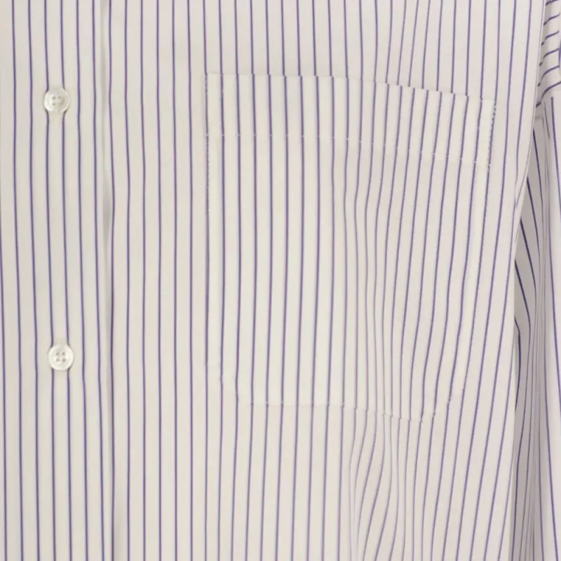WEEKEND MaxMara Aureo Striped Long Sleeved Poplin Shirt-3