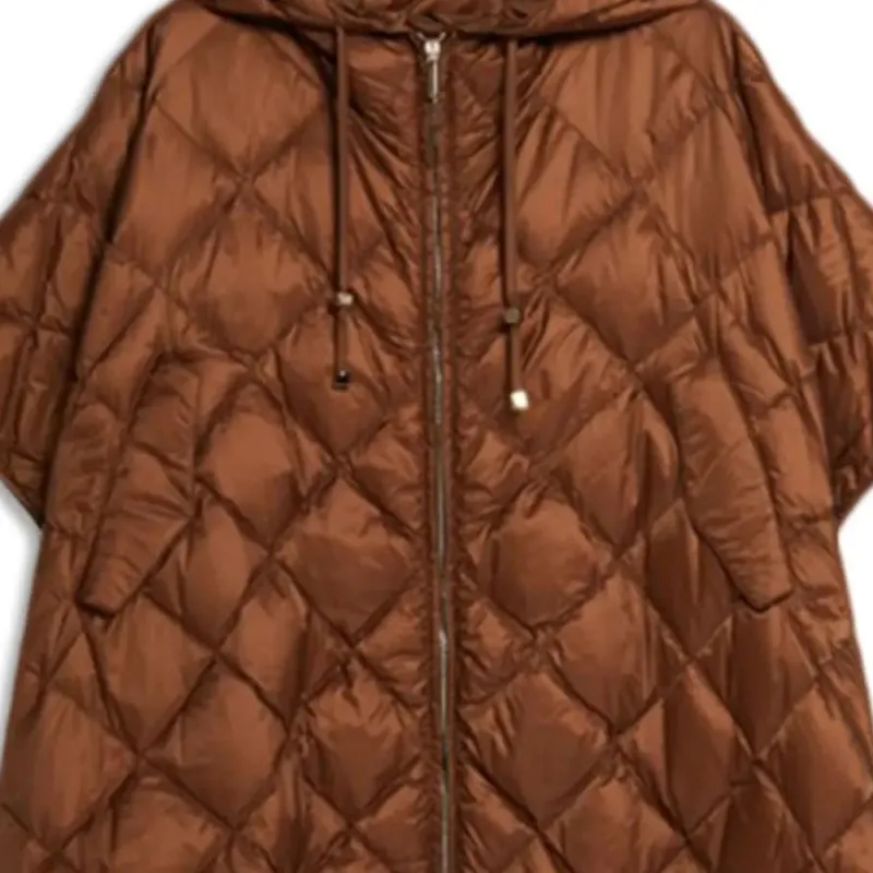 MaxMara Albi Drawstring Zip-Up Cape-1