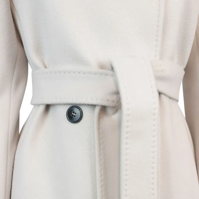 MaxMara Studio Bcollag Double Breasted Belted Coat-3