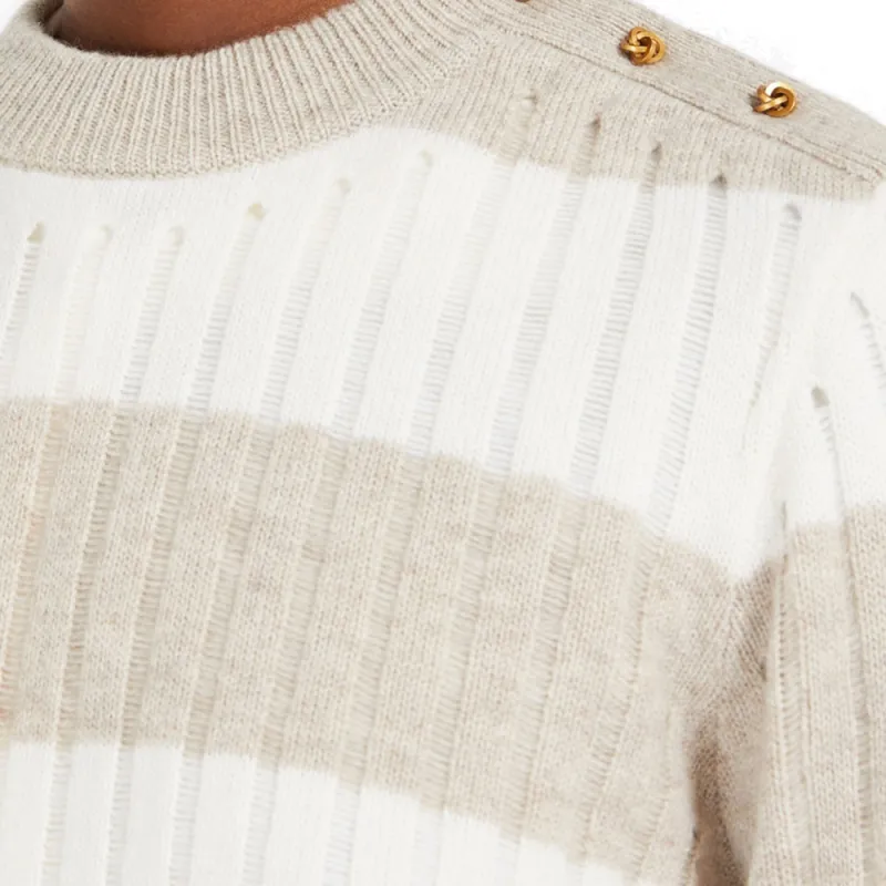 MaxMara Striped Crewneck Jumper-3