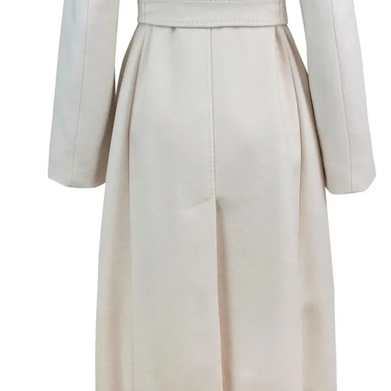 MaxMara Studio Bcollag Double Breasted Belted Coat-4