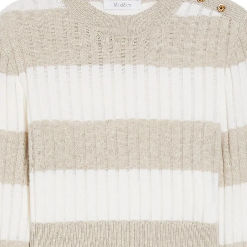 MaxMara Striped Crewneck Jumper-4