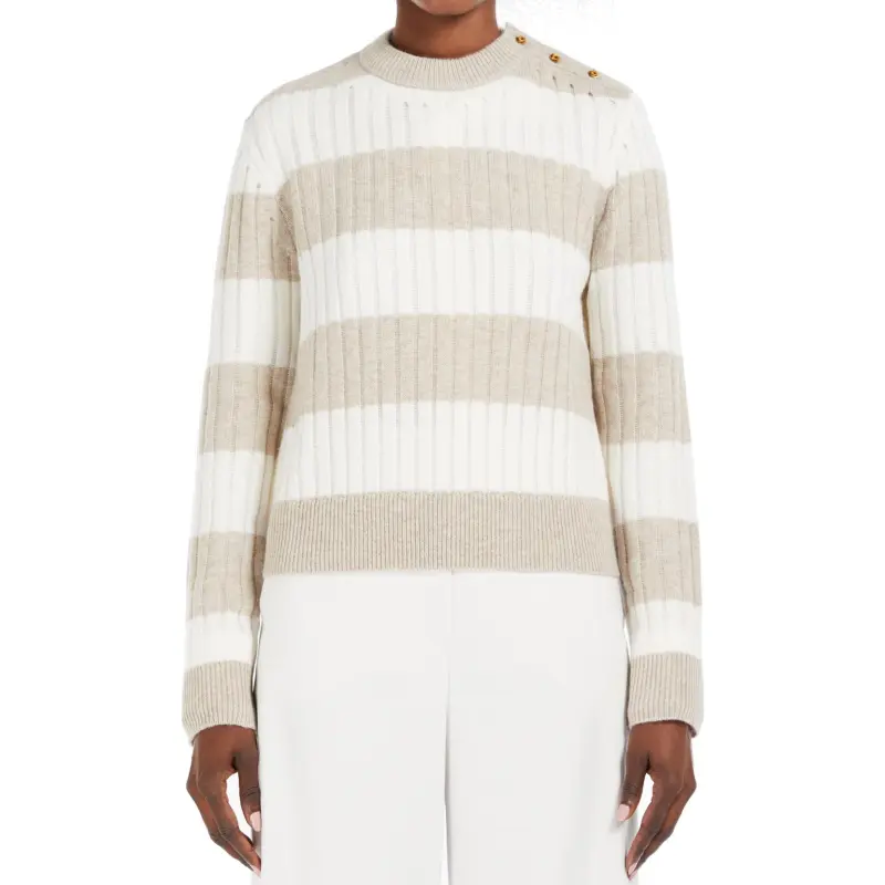 MaxMara Striped Crewneck Jumper-1