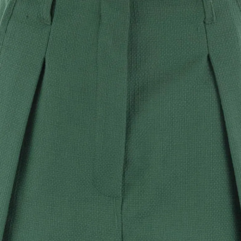 WEEKEND MaxMara Pandoro Pleat Detailed Bermuda-4