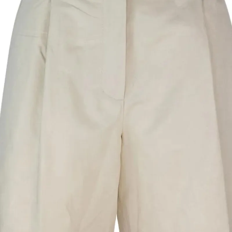WEEKEND MaxMara Ecuba Pleated High waisted Shorts-2