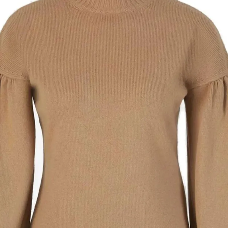 MaxMara Straight Hem Balloon Sleeved Jumper-2