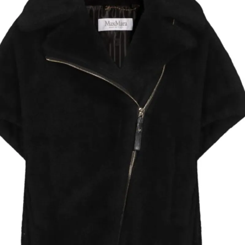 MaxMara Zip-Up Short-Sleeved Coat-2