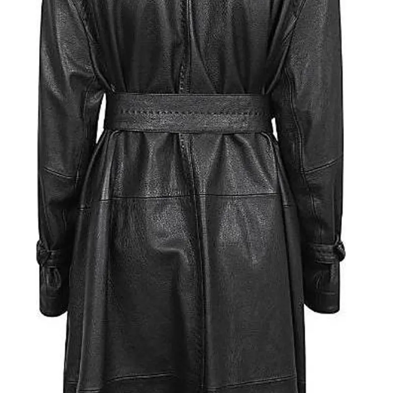 MaxMara Leather Jacket Women's Black-3