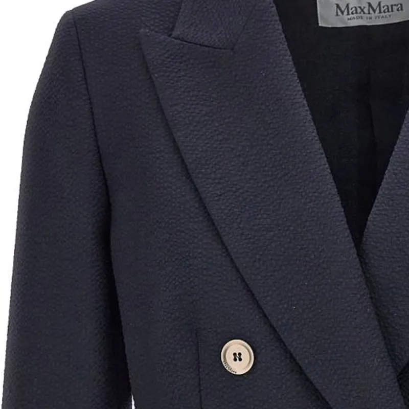 MaxMara Albero Double Breasted Long Sleeved Jacket-2