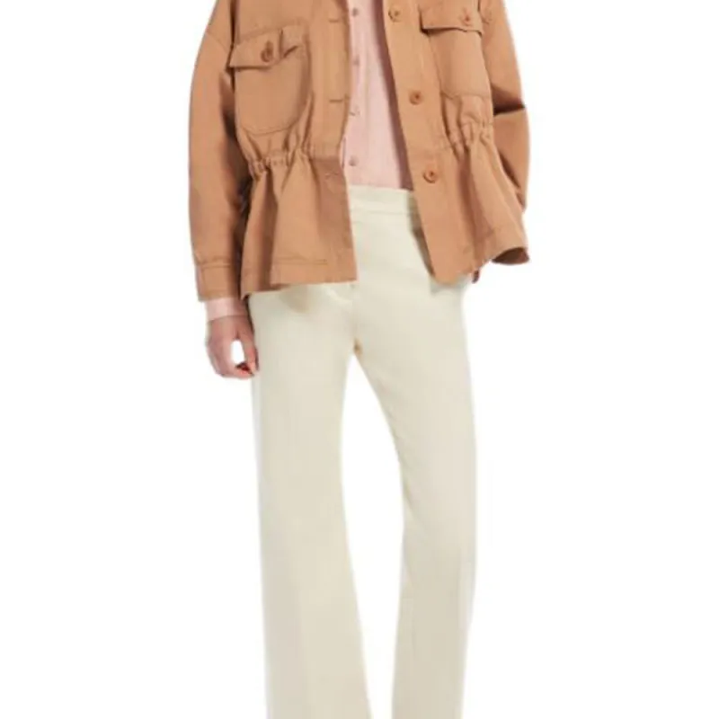 WEEKEND MaxMara SS25 Casual Pants Women's White-4