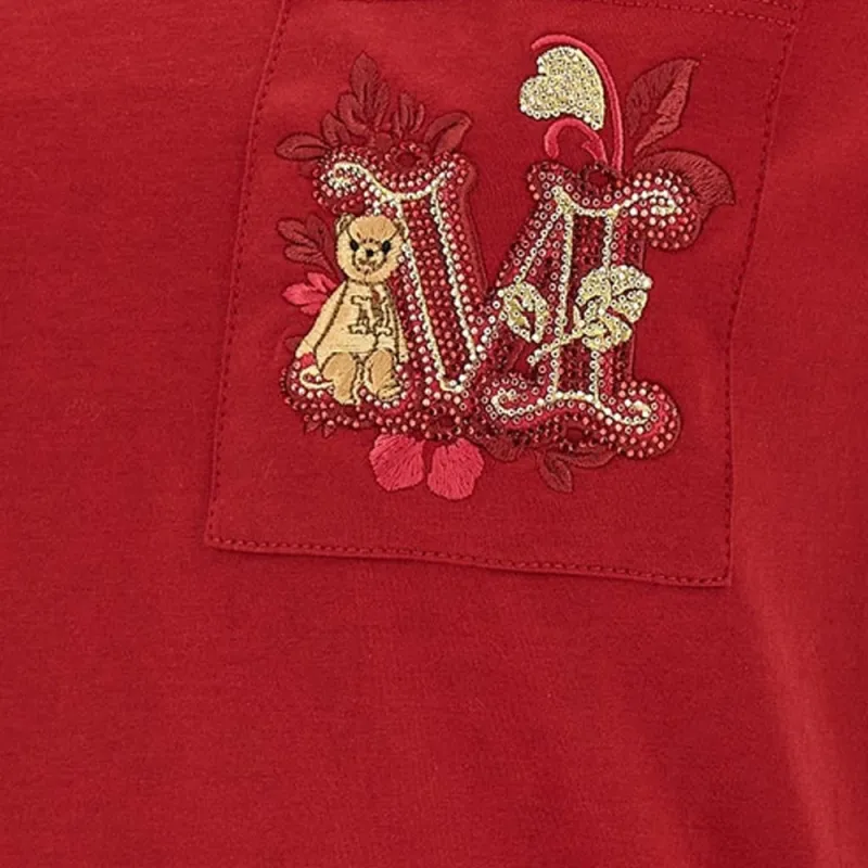 MaxMara Nunzio Logo Embellished Crewneck T Shirt-2