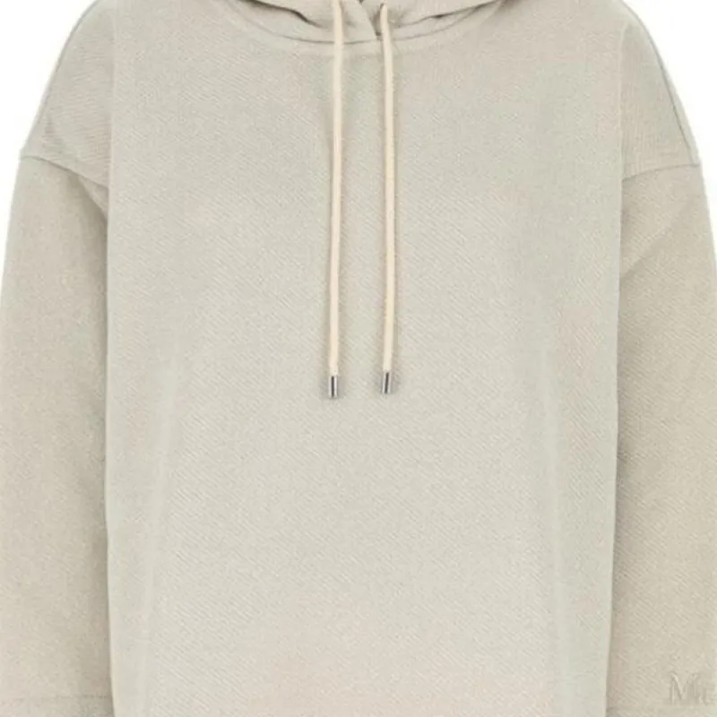 MaxMara Logo Embroidered Drawstring Hoodie-2