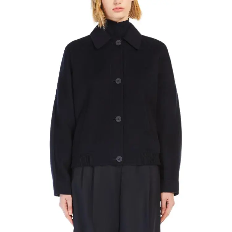 MaxMara Studio Buttoned Long Sleeved Jacket-3