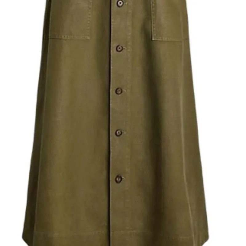 Polo Ralph Lauren Casual Long Skirt Women's Green-2