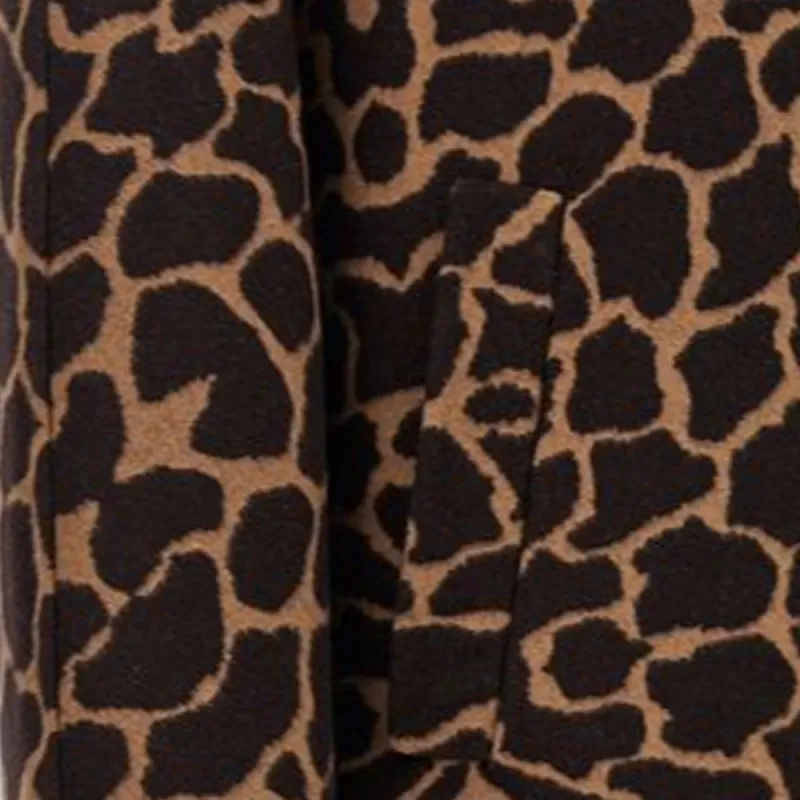 MaxMara All Over Patterned Long Sleeved Coat-3