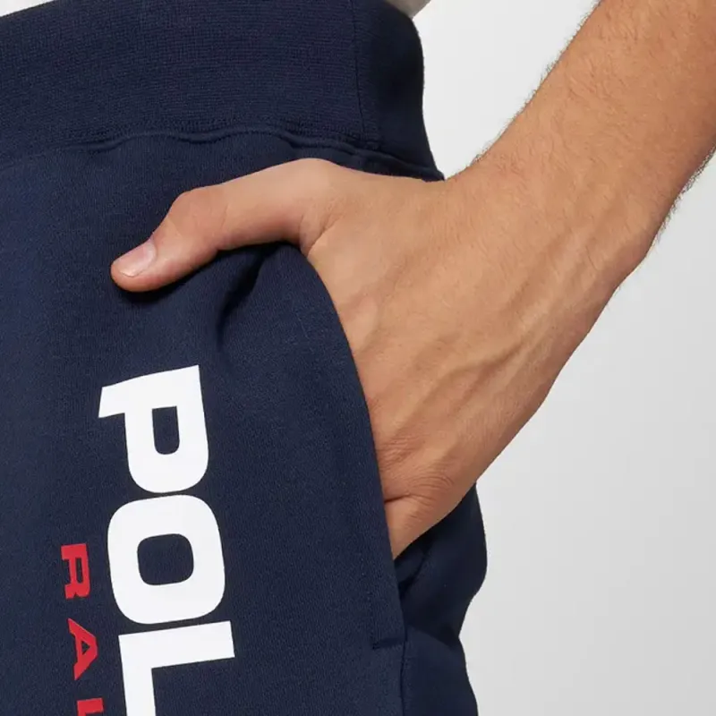 Polo Ralph Lauren Knitted Sports Pants Men's Dark Blue-4
