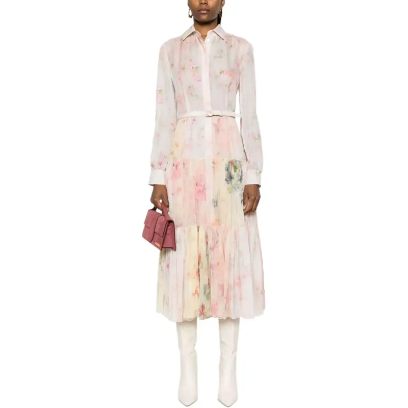 Polo Ralph Lauren Long-Sleeved Dresses Women's Pink-1