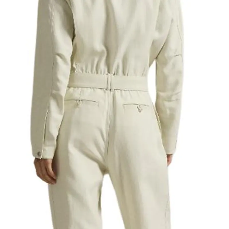 Polo Ralph Lauren Jumpsuit Women's Cream-4
