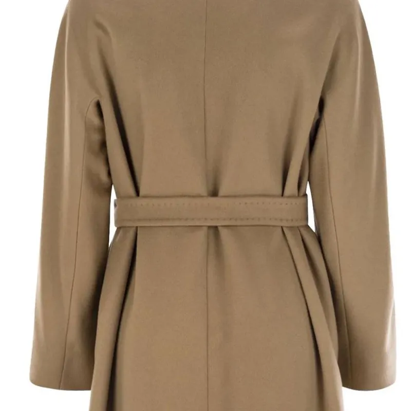 WEEKEND MaxMara Belted Long Sleeved Coat-4