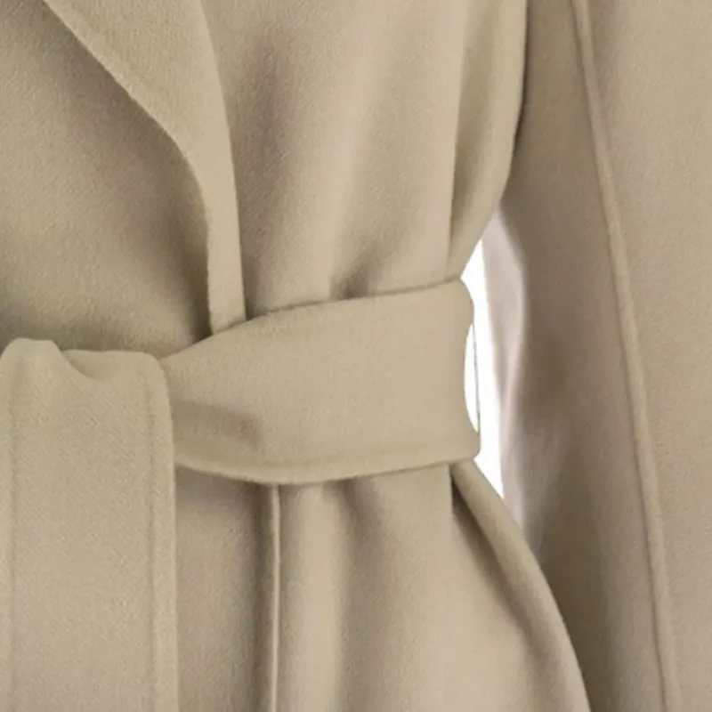 MaxMara Studio Belted Mid Length Coat-3