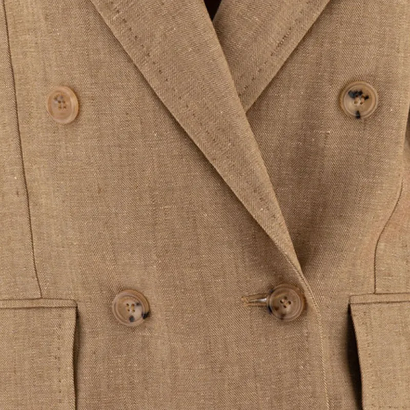 MaxMara Gerla Double Breasted Long Sleeved Jacket-2