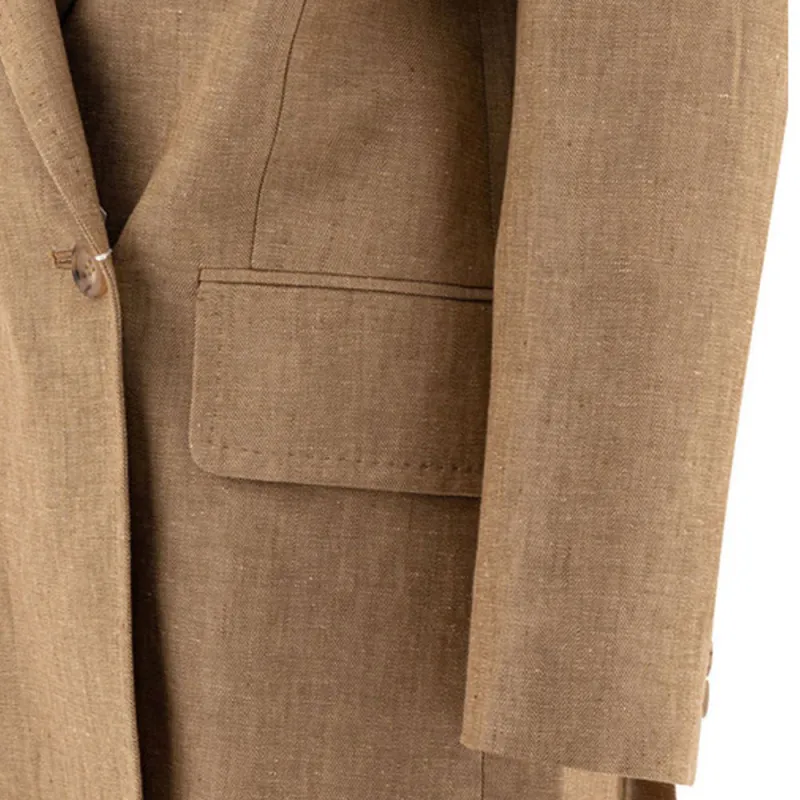 MaxMara Gerla Double Breasted Long Sleeved Jacket-3