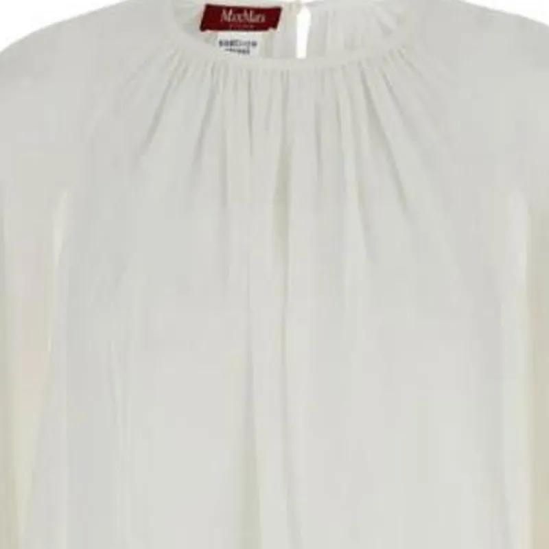 MaxMara Studio Zeo Ruffle Detailed Crewneck Top-3