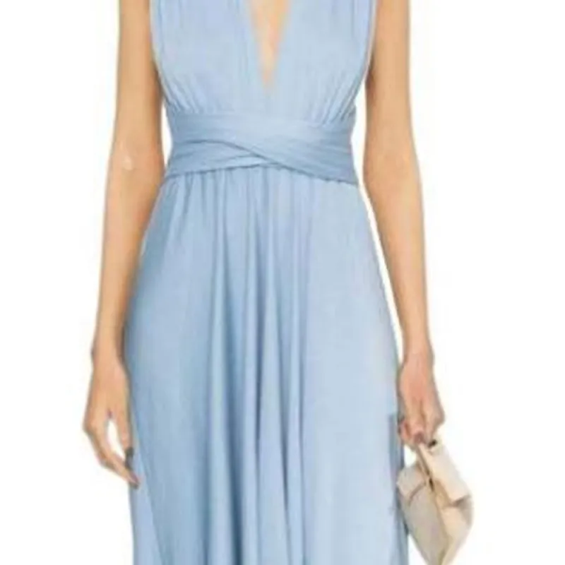Polo Ralph Lauren Slip Dresses Women's Blue-4