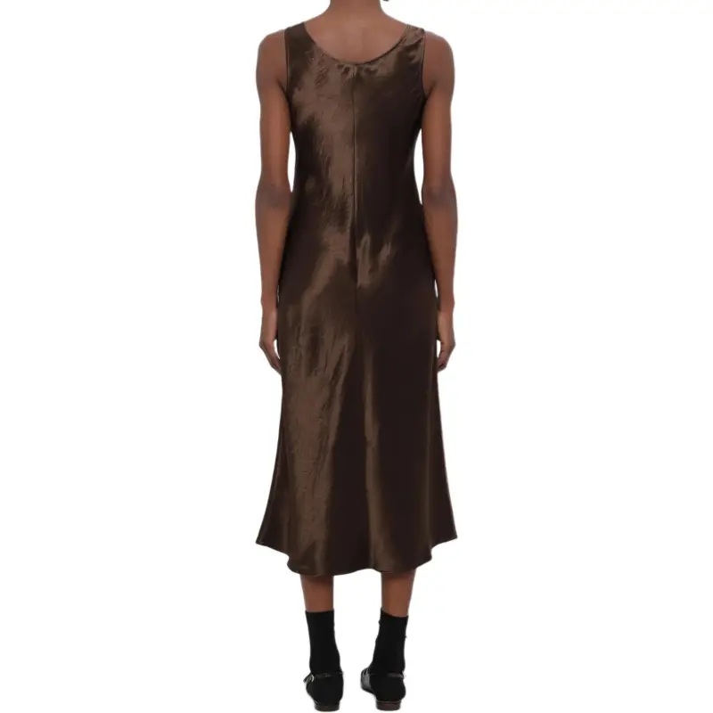 MaxMara Leisure Talete Satin Sleeveless Dress-5