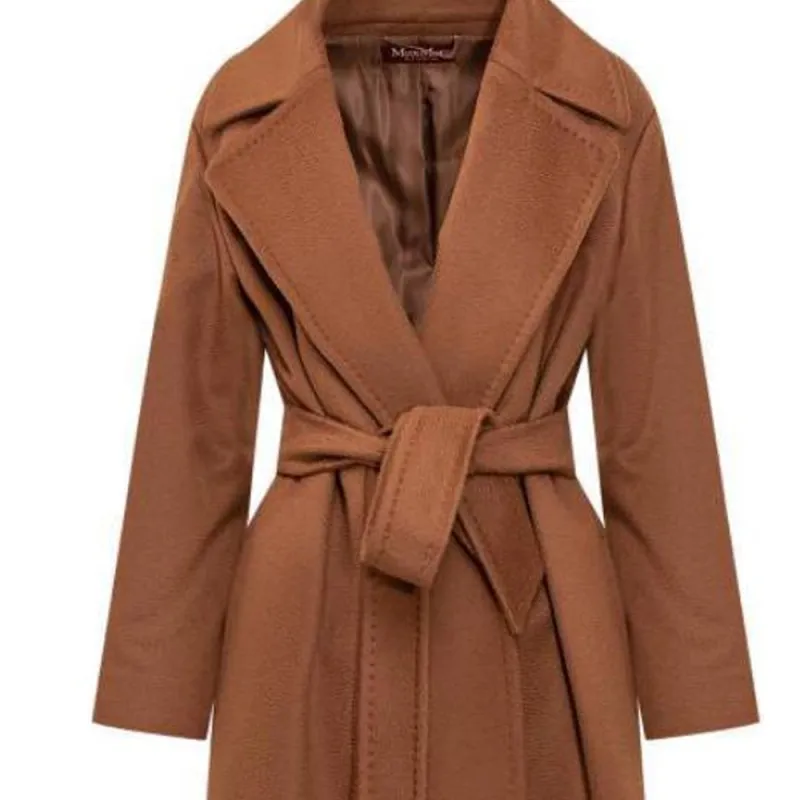 MaxMara Studio Belted Long Sleeved Coat-2