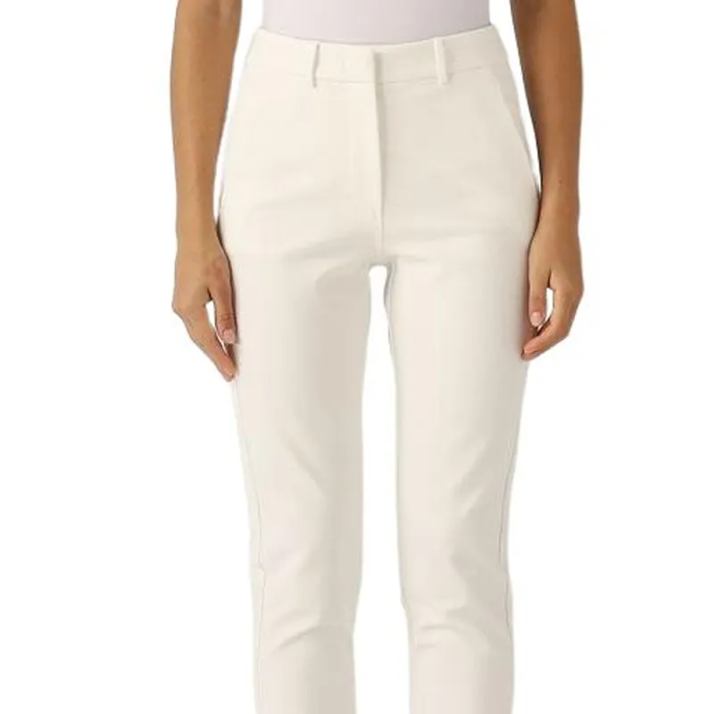 MaxMara Button Detailed Straight Leg Pants-3