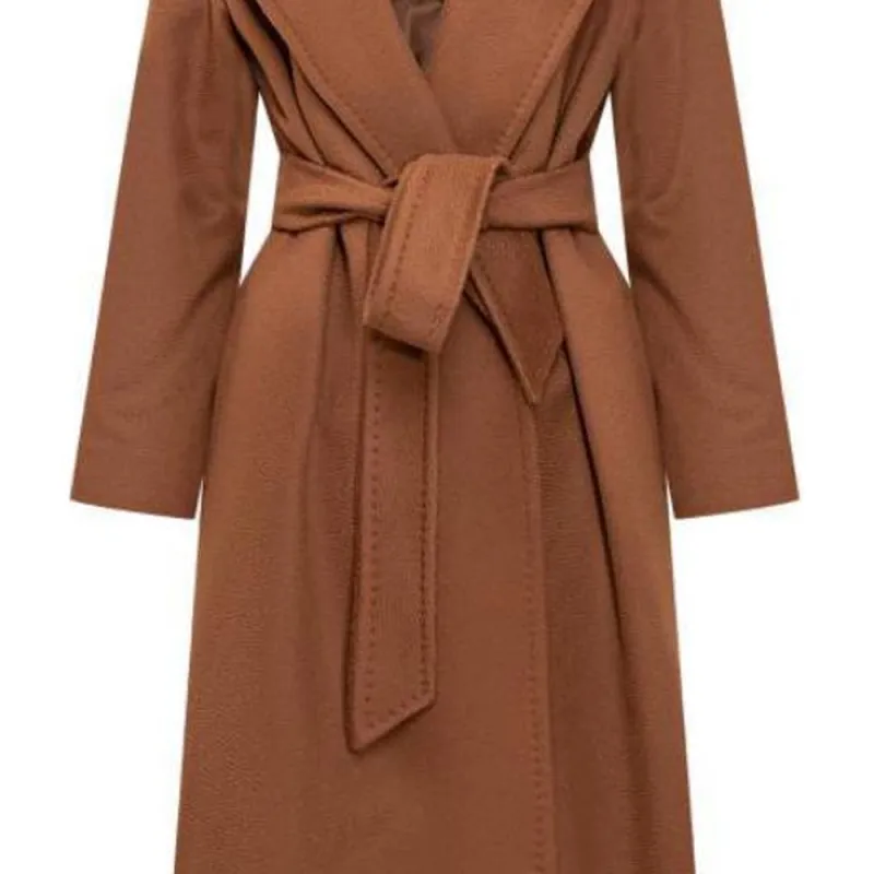 MaxMara Studio Belted Long Sleeved Coat-3