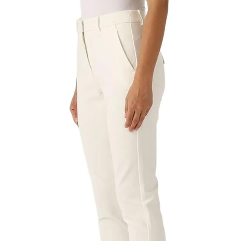 MaxMara Button Detailed Straight Leg Pants-4