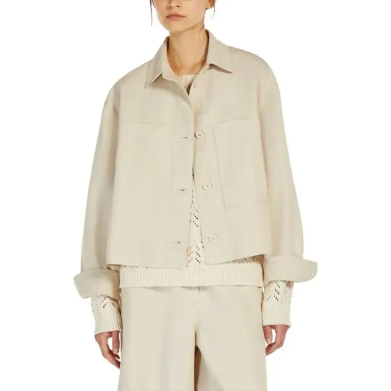 WEEKEND MaxMara Salita Button Up Shirt Jacket-2