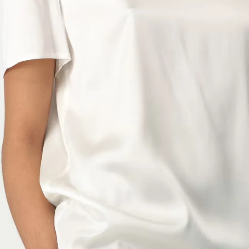 MaxMara Crewneck Satin Top-4