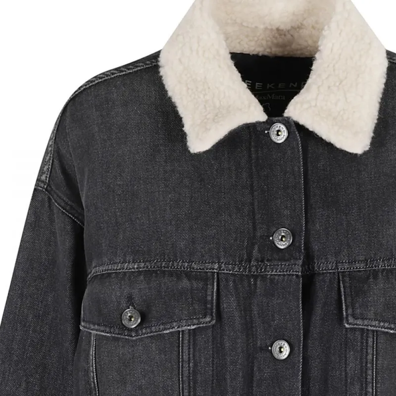 WEEKEND MaxMara Button-Up Denim Jacket-2
