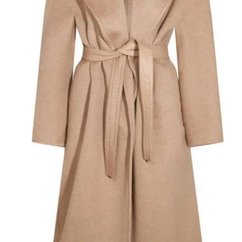 MaxMara Valle Straight Hem Belted Coat-3