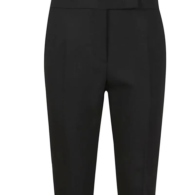 MaxMara Straight Leg Jersey Trousers-3
