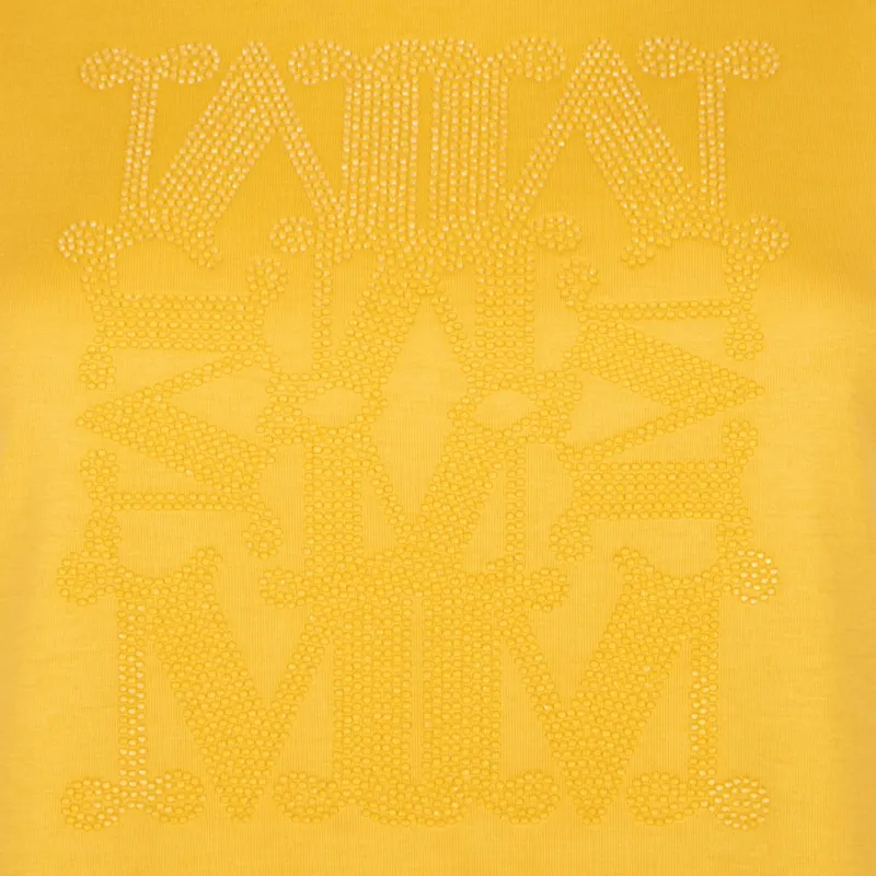 MaxMara Giovane Beaded Graphic T shirt-3