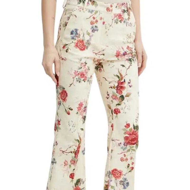 WEEKEND MaxMara Casual Pants Women's Beige-3