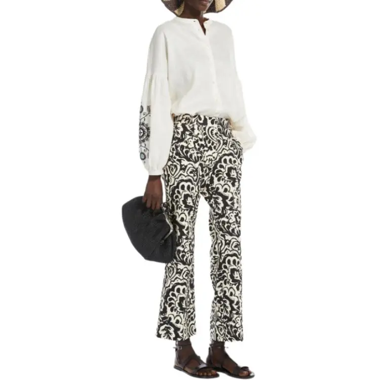 WEEKEND MaxMara Embellished sleeve Blouse-3