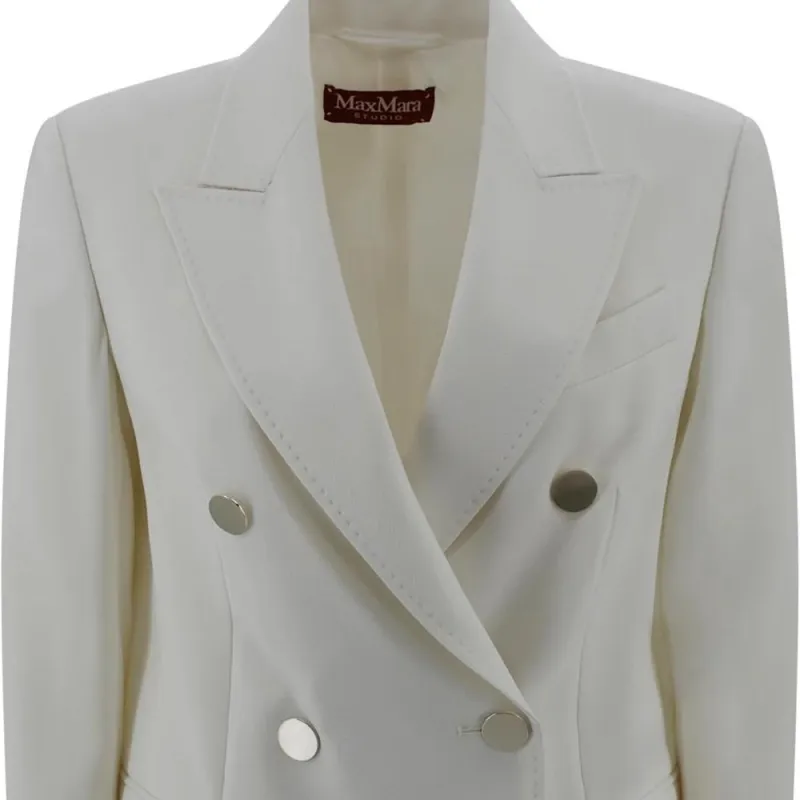 MaxMara Studio Edicola Double Breasted Blazer-3
