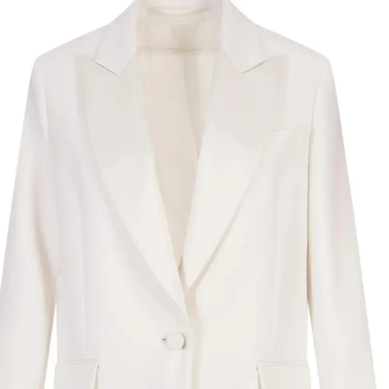 MaxMara Single Breasted Long Sleeved Jacket-2