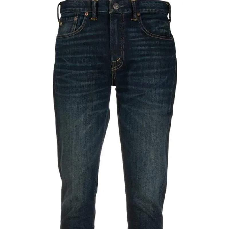 Ralph Lauren Rrl Stonewashed Mid rise Skinny Jeans-4