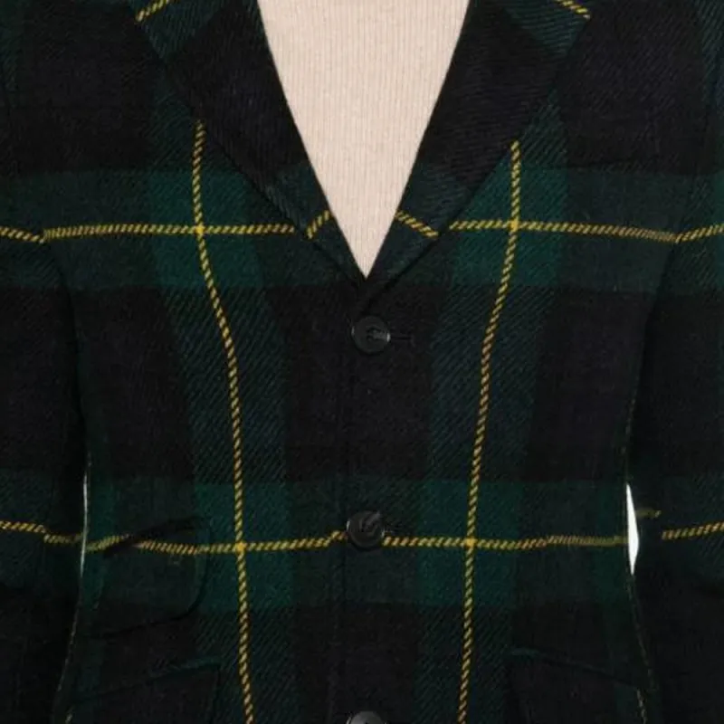 Polo Ralph Lauren Single Breasted Checked Blazer-4